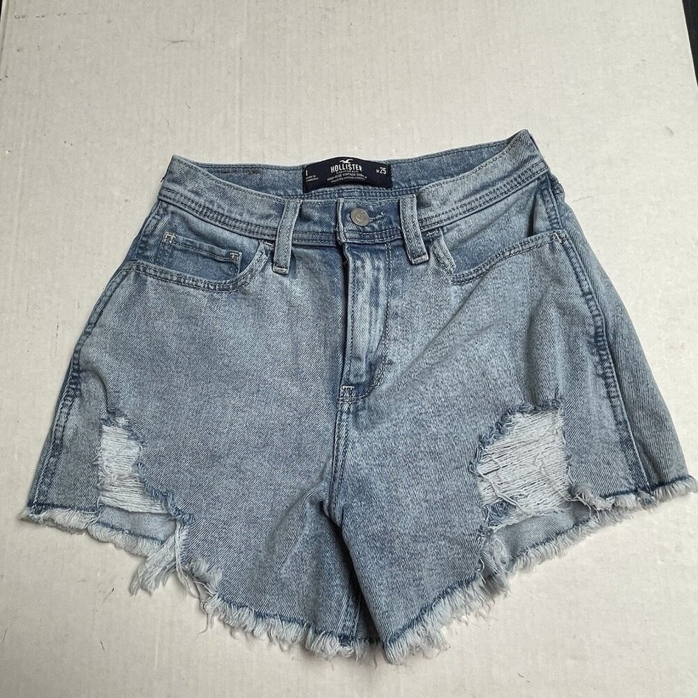 Hollister Shorts Womens 25‎ Ultra High Rise Vintage Relaxed Mom Denim Festival